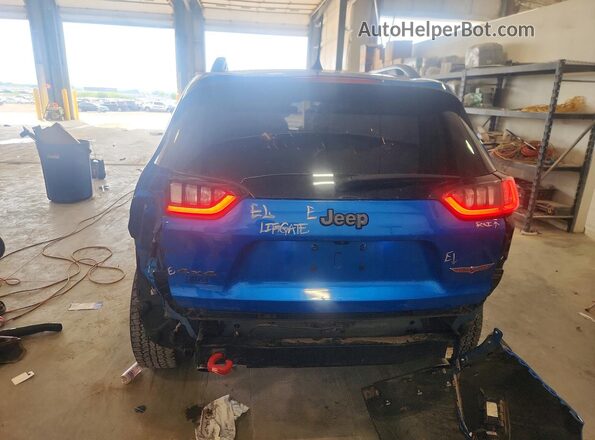 1C4PJMBXXKD362569 2019 JEEP CHEROKEE Blue Vista trasera