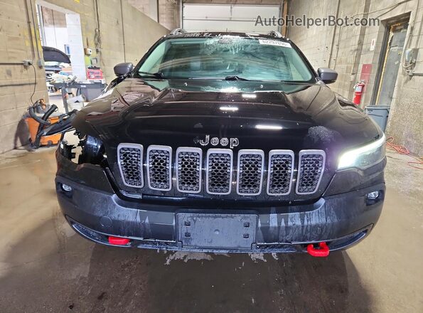 1C4PJMBXXKD477513 2019 JEEP CHEROKEE Black წინა ხედი