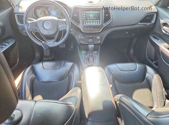1C4PJMBXXLD643708 2020 JEEP CHEROKEE Black Widok deski rozdzielczej