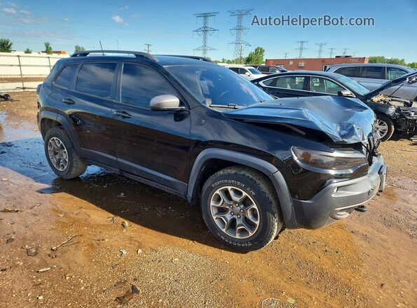 1C4PJMBXXLD643708 2020 JEEP CHEROKEE Black Przód prawy