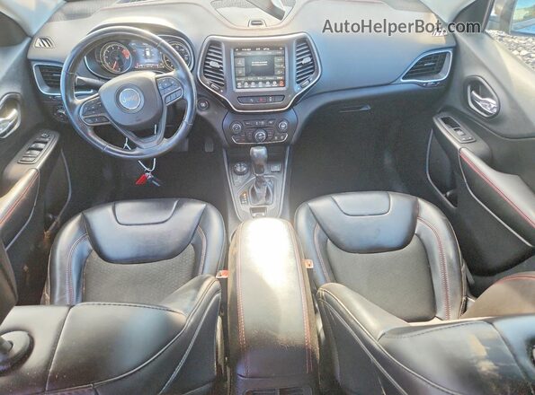1C4PJMBXXMD118875 2021 JEEP CHEROKEE Green Вид панелі приладів
