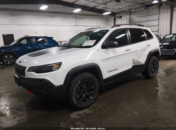 1C4PJMBXXMD128614 2021 JEEP CHEROKEE White Przód lewy