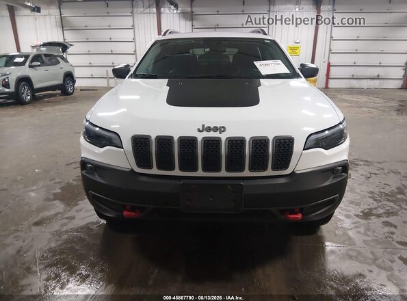 1C4PJMBXXMD128614 2021 JEEP CHEROKEE White Widok zestawu wskaźników