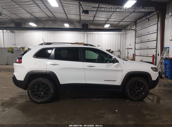 1C4PJMBXXMD128614 2021 JEEP CHEROKEE White Widok wnętrza z tyłu