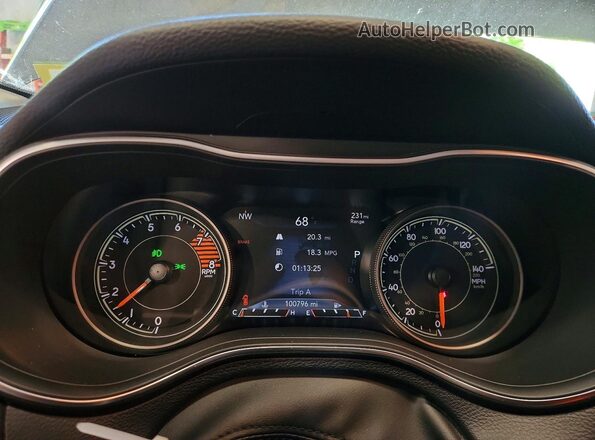 1C4PJMBXXND553025 2022 JEEP CHEROKEE Gray ხელსაწყოთა პანელის ხედი