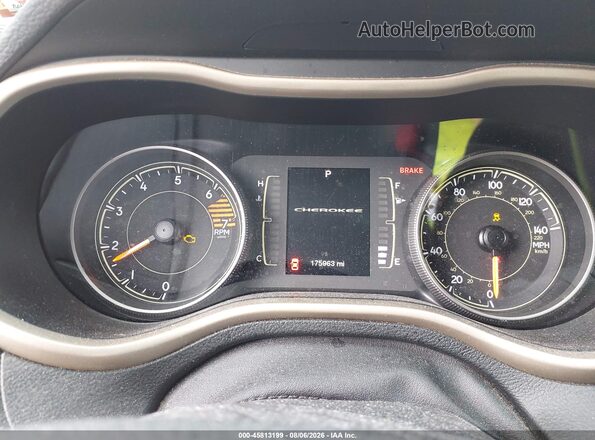 1C4PJMCB0GW267680 2016 JEEP CHEROKEE Silver Вид задніх сидінь