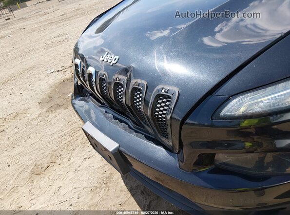 1C4PJMCB0GW371781 2016 JEEP CHEROKEE Black Вид салону спереду