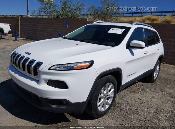 1C4PJMCB0JD528518 2018 JEEP CHEROKEE White Vista tres cuartos delantera izquierda