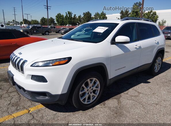 1C4PJMCB0JD528566 2018 JEEP CHEROKEE White Передня ліва чверть