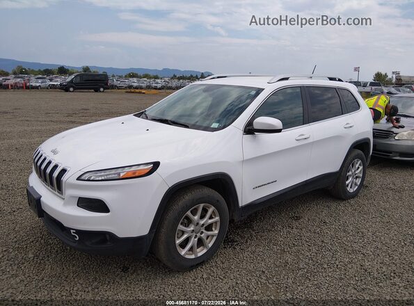 1C4PJMCB0JD528650 2018 JEEP CHEROKEE White Առջևի ձախ երեք քառորդ տեսարան