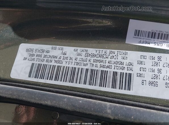 1C4PJMCB0KD485493 2019 JEEP CHEROKEE Green Շարժիչի բաժամունքի տեսք