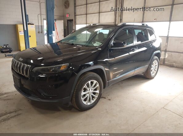 1C4PJMCB0MD242706 2021 JEEP CHEROKEE Black Przód lewy