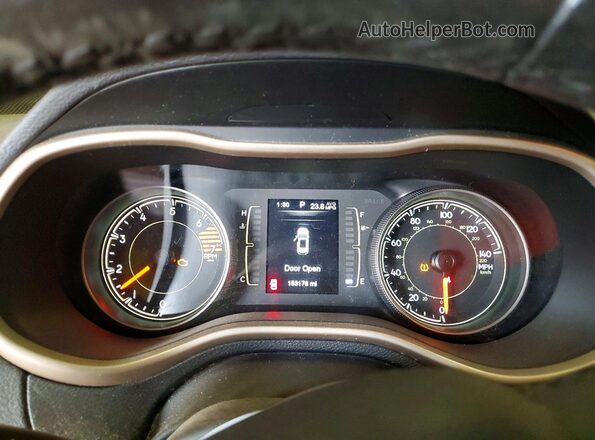 1C4PJMCB1GW305207 2016 JEEP CHEROKEE Green Instrument cluster view