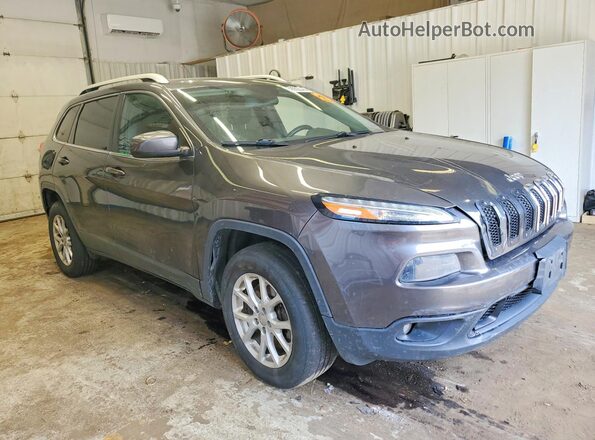 1C4PJMCB1HW609025 2017 JEEP CHEROKEE Gray Front right