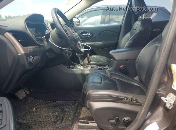1C4PJMCB2GW199673 2016 JEEP CHEROKEE Черный Вид салона спереди