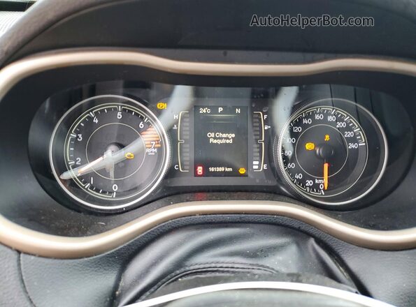 1C4PJMCB2GW199673 2016 JEEP CHEROKEE Черный Вид щитка приборов