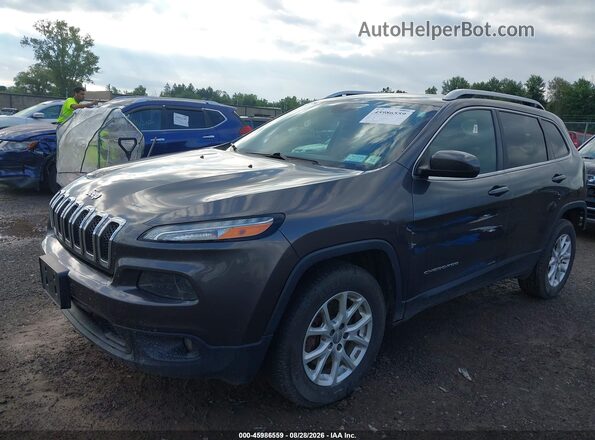 1C4PJMCB2GW341861 2016 JEEP CHEROKEE Gray წინა მარცხენა ხედი სამი მეოთხედიდან