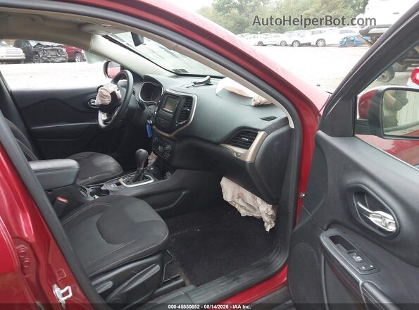 1C4PJMCB2HW506874 2017 JEEP CHEROKEE Maroon Widok wnętrza z przodu