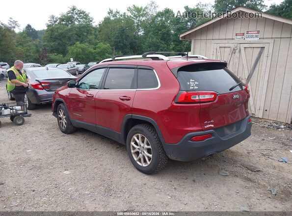 1C4PJMCB2HW506874 2017 JEEP CHEROKEE Maroon Tył lewy