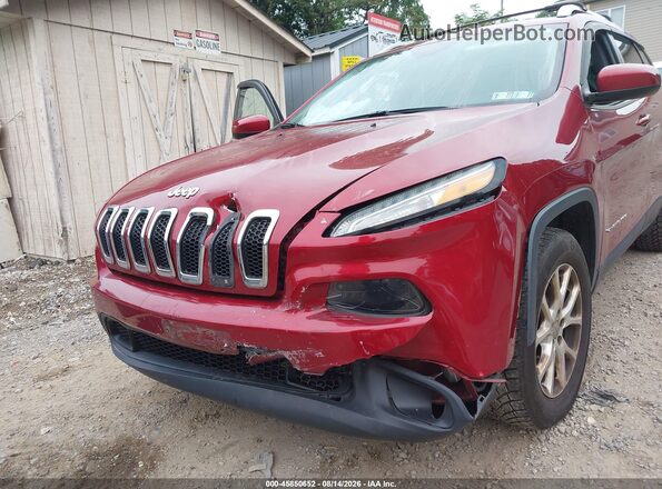 1C4PJMCB2HW506874 2017 JEEP CHEROKEE Maroon Widok z przodu
