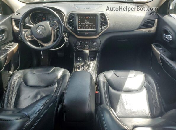 1C4PJMCB2HW632314 2017 JEEP CHEROKEE Gray Widok deski rozdzielczej
