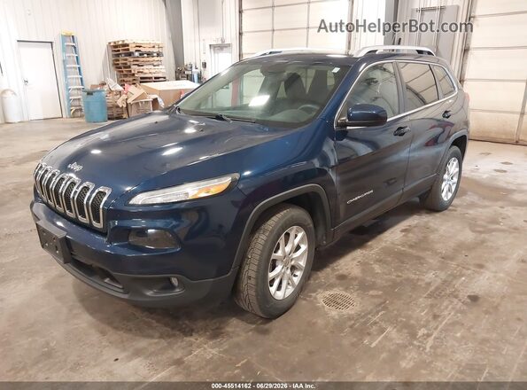 1C4PJMCB2JD531887 2018 JEEP CHEROKEE Blue Передня ліва чверть