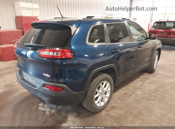 1C4PJMCB2JD531887 2018 JEEP CHEROKEE Blue Задня права чверть