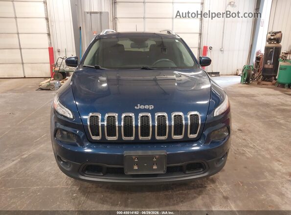 1C4PJMCB2JD531887 2018 JEEP CHEROKEE Blue Вид щитка приладів