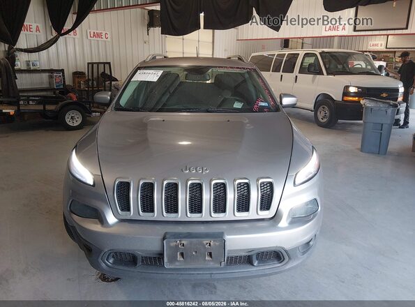 1C4PJMCB2JD559284 2018 JEEP CHEROKEE Gray Вид щитка приладів