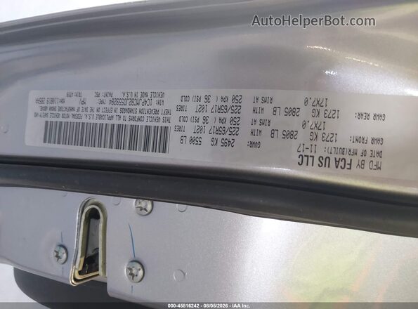 1C4PJMCB2JD559284 2018 JEEP CHEROKEE Gray Вид підкапотного простору