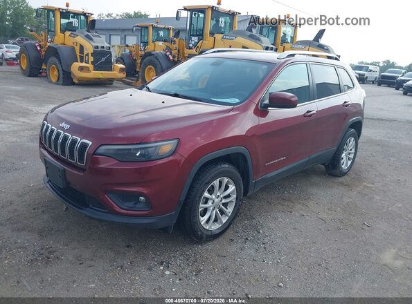 1C4PJMCB2KD449420 2019 JEEP CHEROKEE Maroon Front left