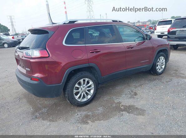 1C4PJMCB2KD449420 2019 JEEP CHEROKEE Maroon Rear right