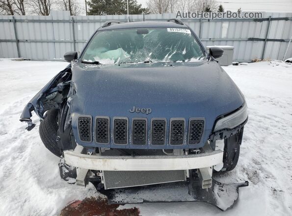 1C4PJMCB2MD149069 2021 JEEP CHEROKEE Blue Front view