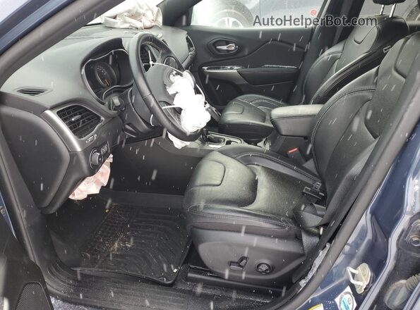 1C4PJMCB2MD149069 2021 JEEP CHEROKEE Blue Front interior view