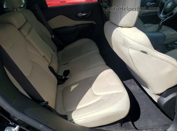 1C4PJMCB3GW276616 2016 JEEP CHEROKEE Black Rear interior view