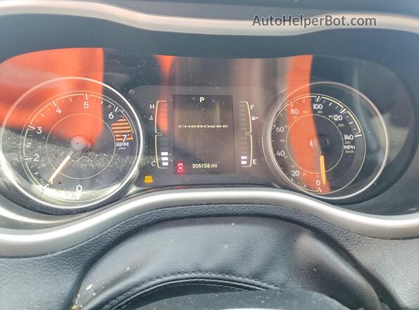 1C4PJMCB3GW276616 2016 JEEP CHEROKEE Black Instrument cluster view