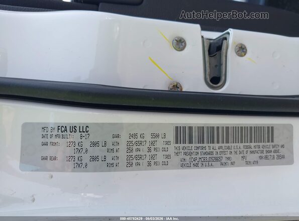 1C4PJMCB3JD528657 2018 JEEP CHEROKEE Белый Вид подкапотного пространства