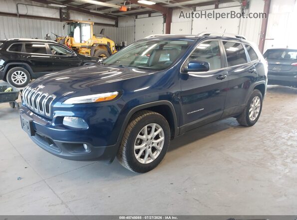 1C4PJMCB3JD531879 2018 JEEP CHEROKEE Blue Przód lewy