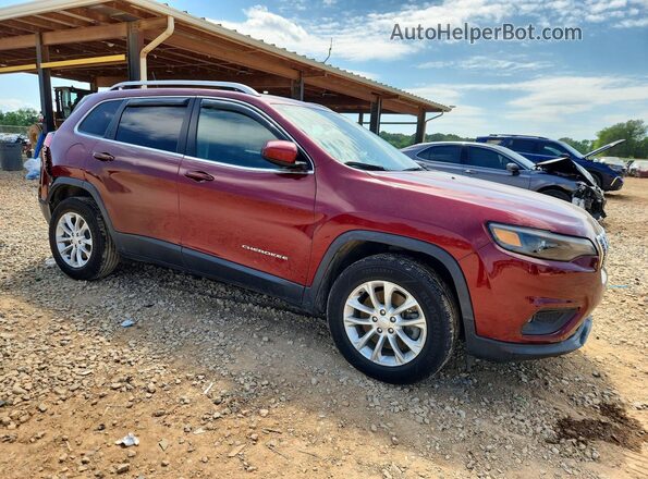 1C4PJMCB3KD168680 2019 JEEP CHEROKEE Бордовый Передняя правая четверть