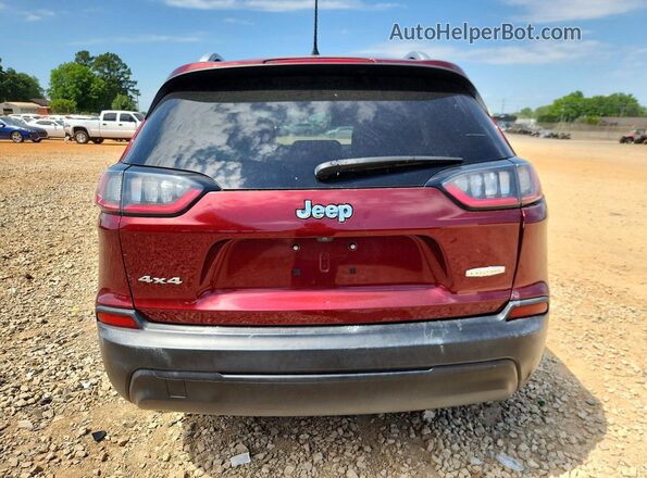 1C4PJMCB3KD168680 2019 JEEP CHEROKEE Бордовый Вид сзади
