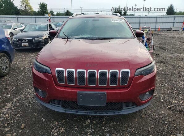 1C4PJMCB3KD295445 2019 JEEP CHEROKEE Burgundy Vista frontal