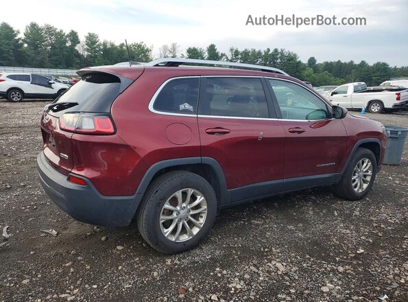 1C4PJMCB3KD295445 2019 JEEP CHEROKEE Burgundy Trasero derecho