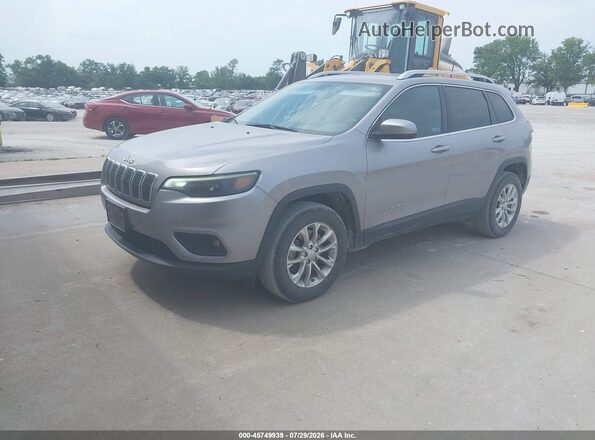 1C4PJMCB3KD341176 2019 JEEP CHEROKEE Silver წინა მარცხენა ხედი სამი მეოთხედიდან