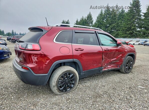 1C4PJMCB3KD487173 2019 JEEP CHEROKEE Maroon უკანა მარჯვენა