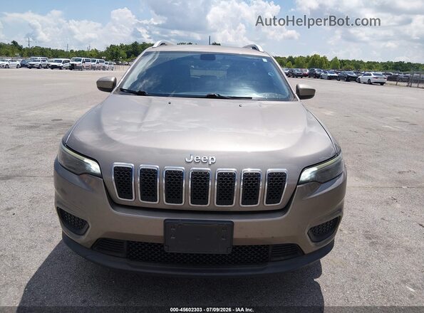 1C4PJMCB3LD645660 2020 JEEP CHEROKEE Beige Front view