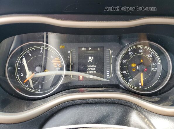 1C4PJMCB4HW505693 2017 JEEP CHEROKEE Silver Instrument cluster view