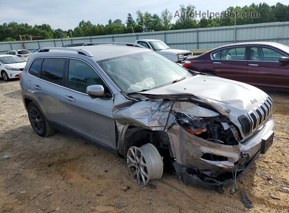 1C4PJMCB4HW505693 2017 JEEP CHEROKEE Silver Front right
