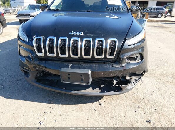 1C4PJMCB4HW658199 2017 JEEP CHEROKEE Black Вид спереду