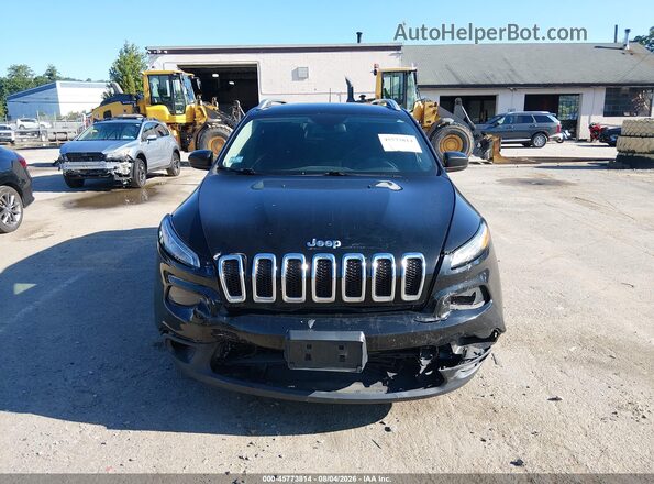 1C4PJMCB4HW658199 2017 JEEP CHEROKEE Black Вид щитка приладів