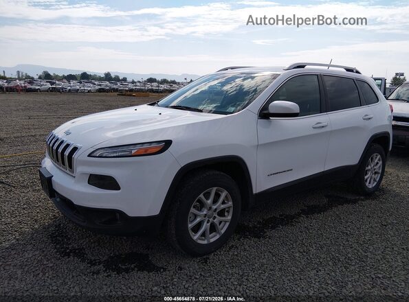 1C4PJMCB4JD528652 2018 JEEP CHEROKEE White წინა მარცხენა ხედი სამი მეოთხედიდან